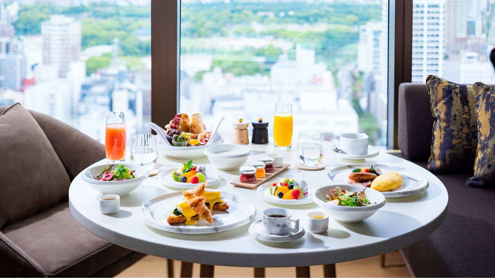インルームダイニングの朝食（公式サイトより）